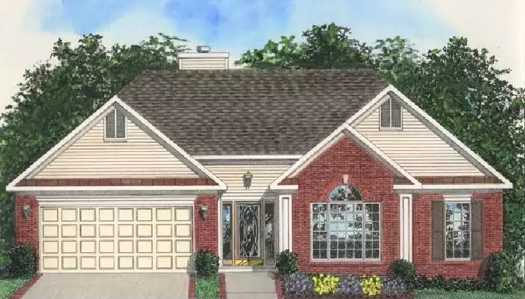 image of small ranch house plan 6287